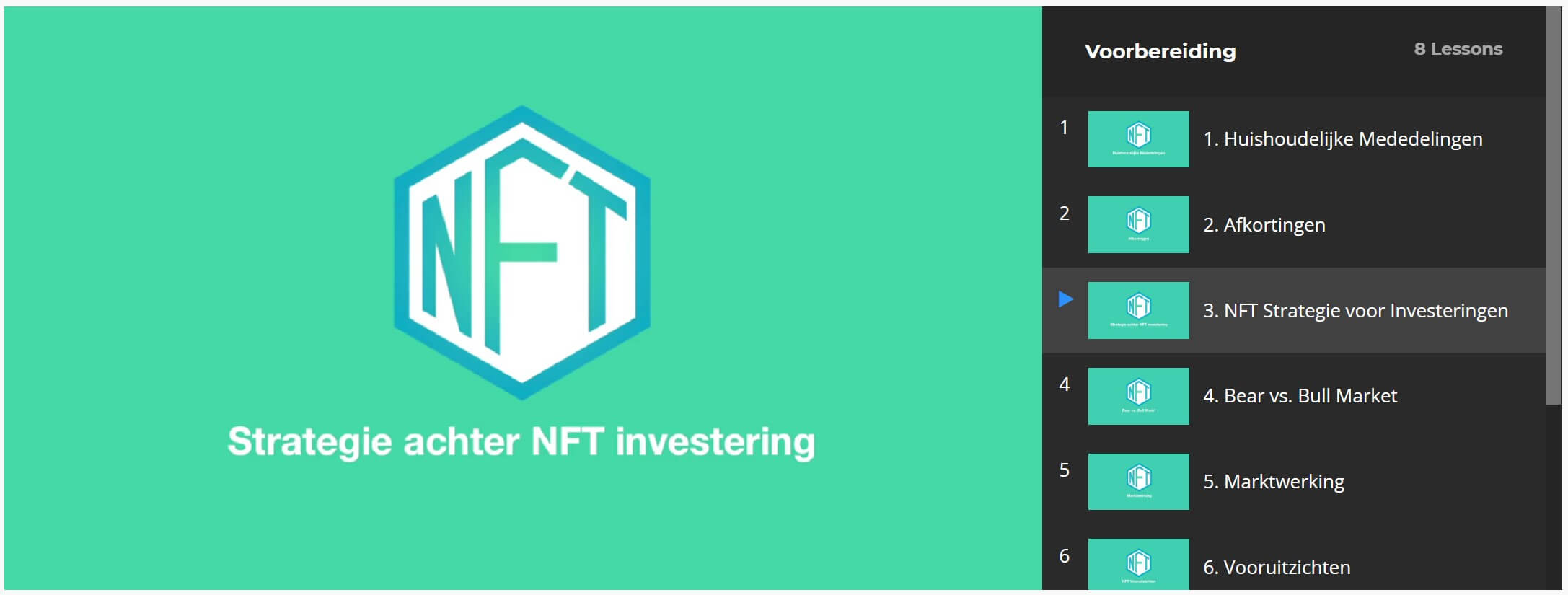 NFT secrets voorbereiding