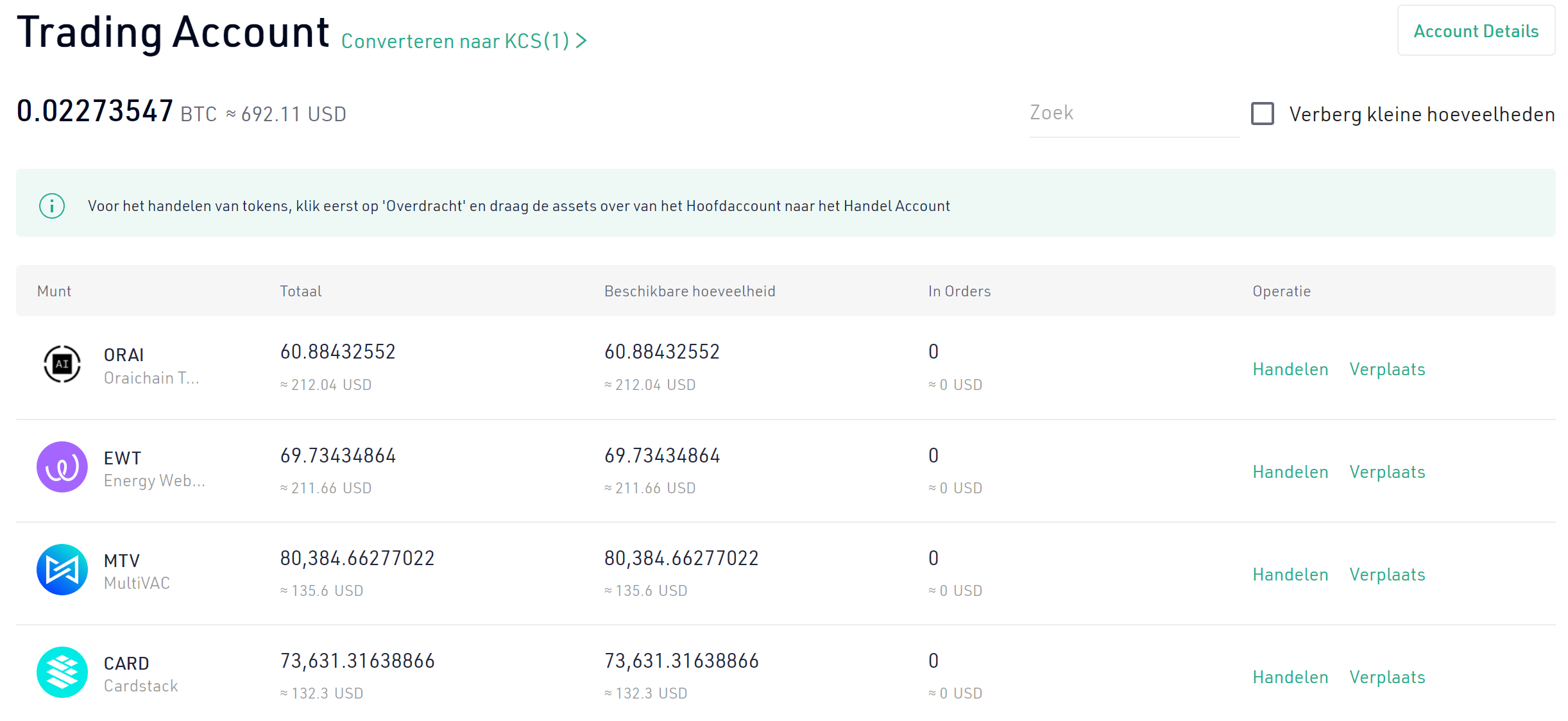 Kucoin crypto portfolio