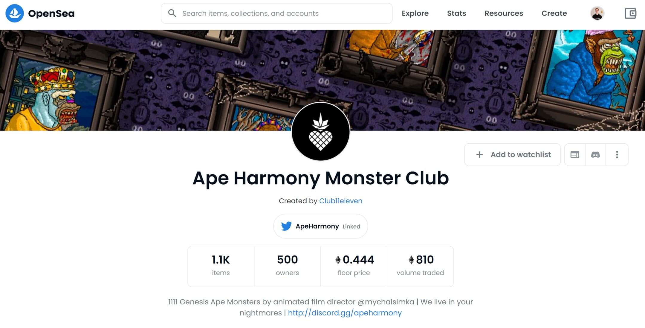 NFT collectie supply op Opensea NFT collectie supply op Opensea