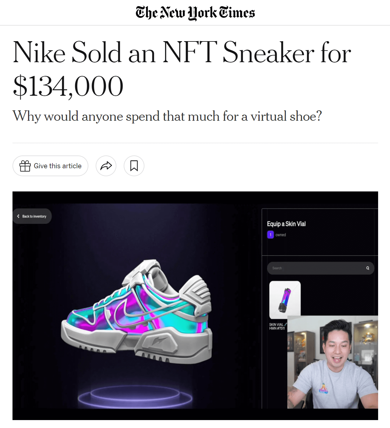 Gratis media aandacht door NFTs