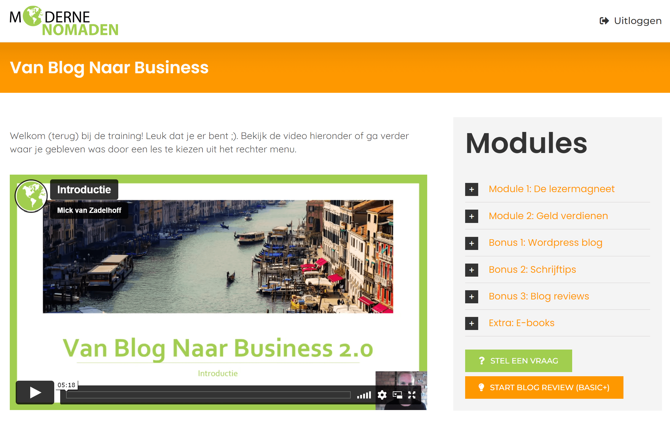 Online cursus Van Blog Naar Business Online cursus Van Blog Naar Business