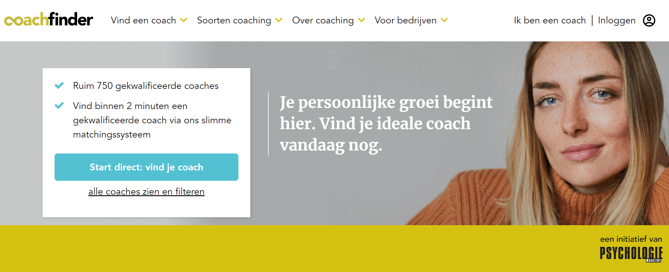Coachfinder coaching platform Nederland