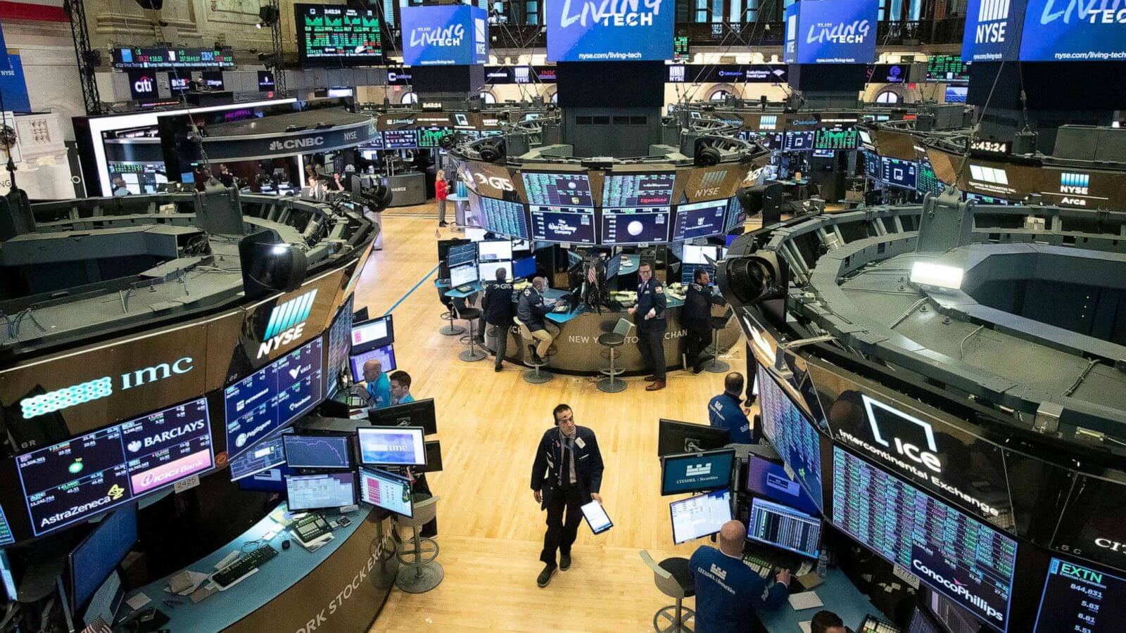 Wallstreet aandelen beurs