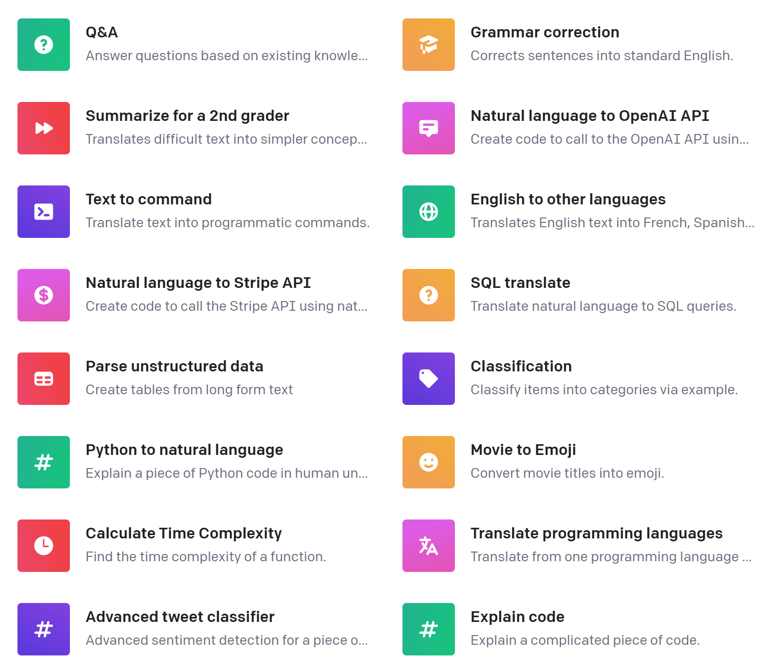 Functies OpenAI en Chat GPT Functies OpenAI en Chat GPT