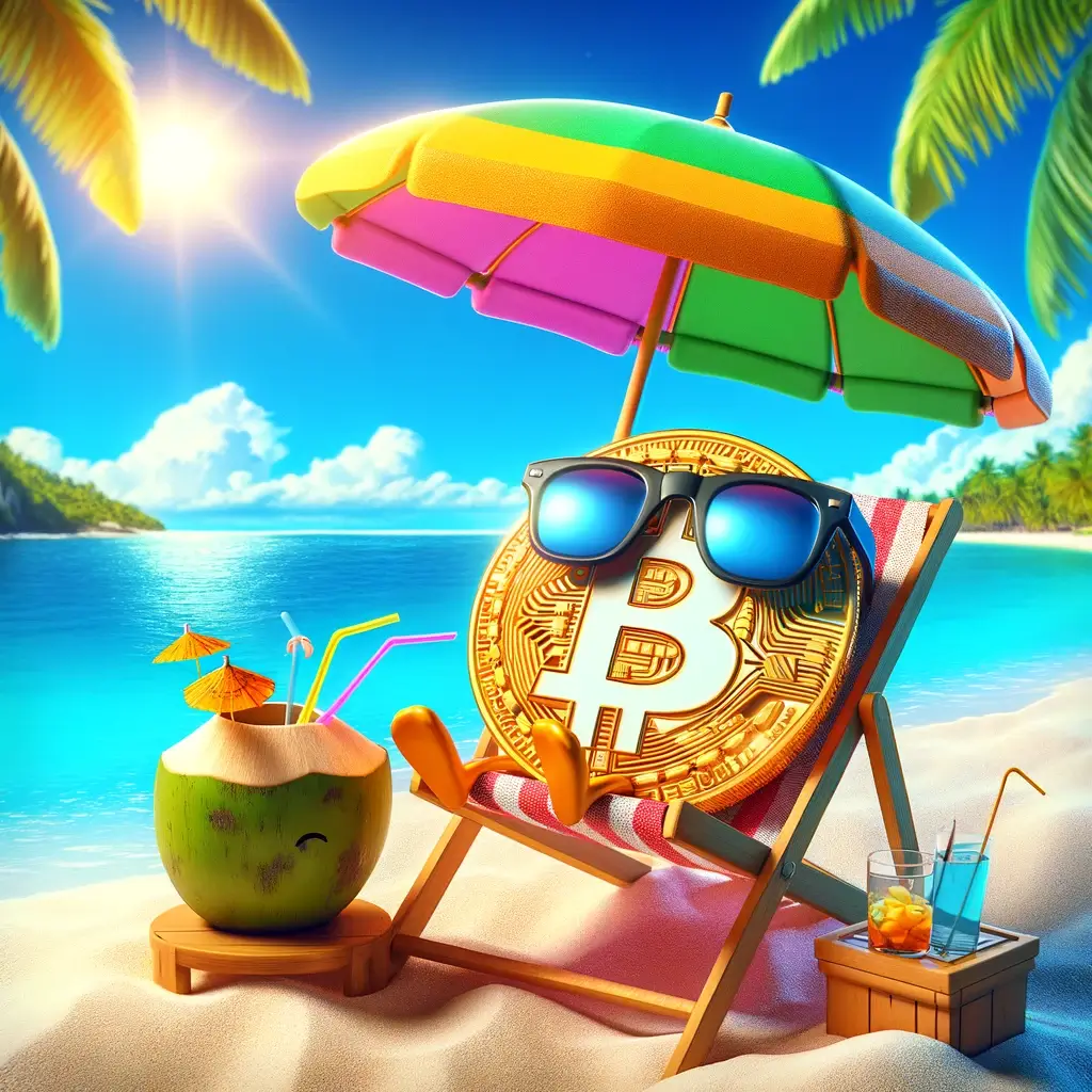 bitcoin-op-het-strand