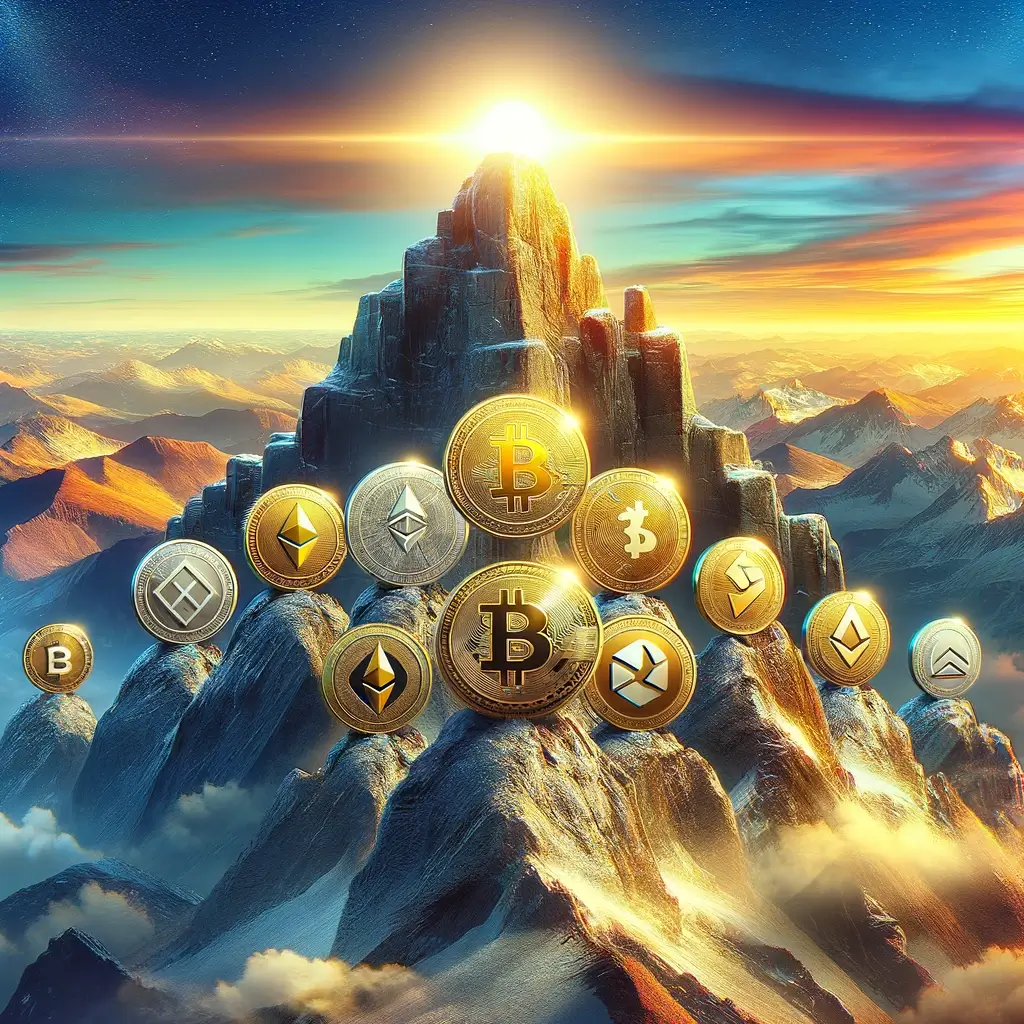 crypto-currencies-on-mountain