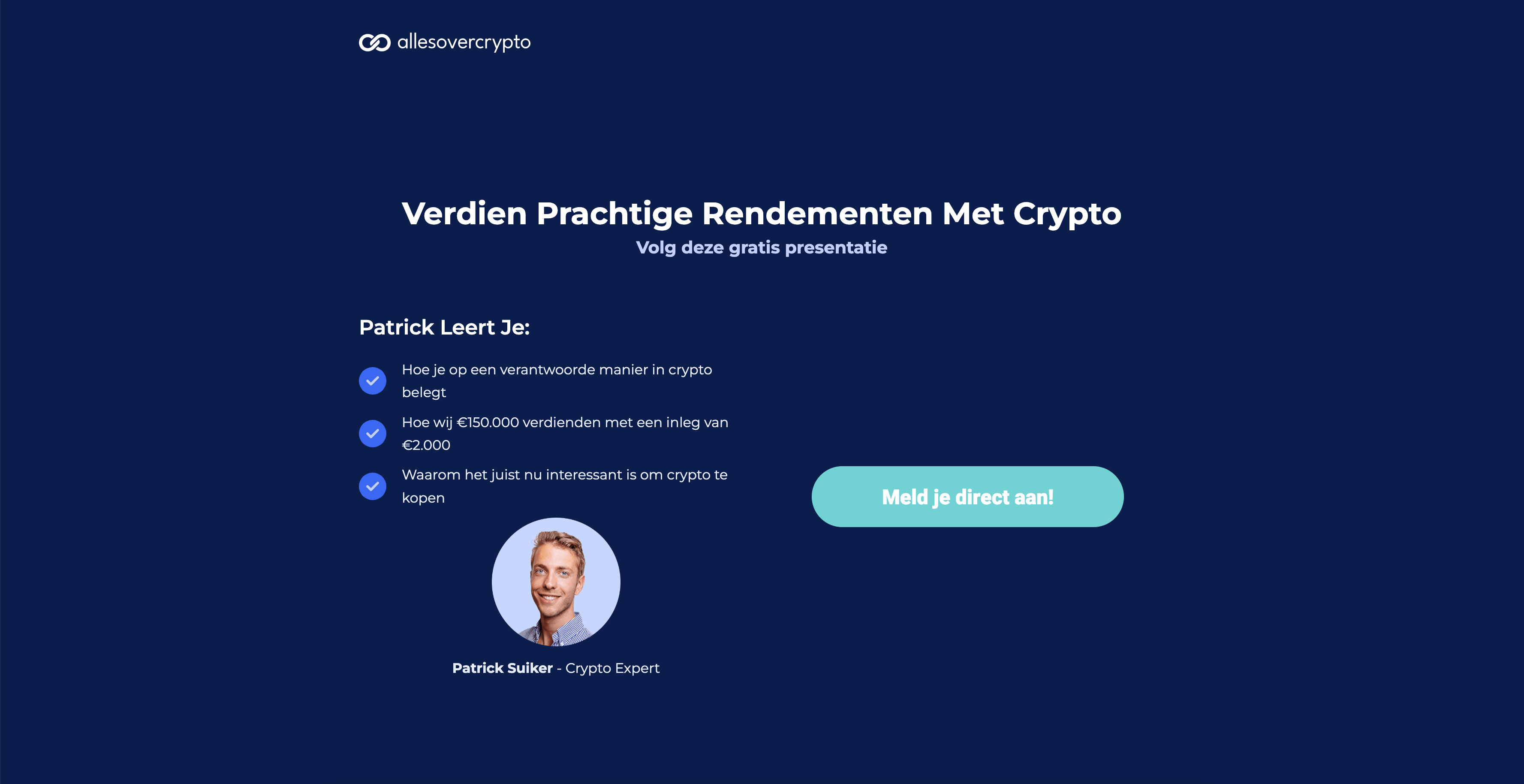 Allesovercrypto – gratis training Allesovercrypto - gratis training